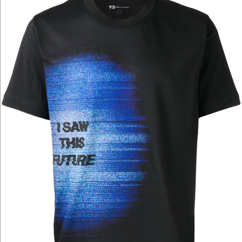 Adidas Y-3 I Saw This Future Tshirt in Black
